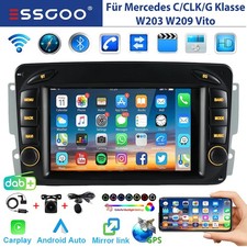 DAB+ Android 15 Radio für Mercedes Benz W203 Vito W639 W168 Vaneo CLK W209 W210 DAB+ Android 15 Radio für Mercedes Benz W203 Vito W639 W168 Vaneo CLK W209 W210