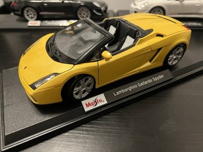 Yellow Lamborghini Gallardo Spider 1/18 Diecast Model Car Maisto Ship From USA