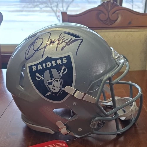 Bo Jackson  Raiders Autographed Football Helmet BAS Authenticated Original