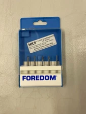Foredom Bit Kit HK5  Carbide Burs 1/8" Shanks. 5 Bits in Kit