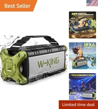 Ultimate 90W Waterproof Speaker with Dual Pairing & 40H Battery for Any Occasion