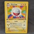 Pokémon TCG Electrode Base Set 1st Edition 18/64 90 HP Rare Regular