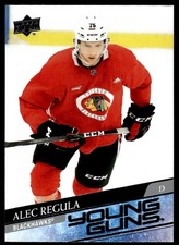 2020-21 Upper Deck Young Guns Alec Regula Rookie Chicago Blackhawks #478 R1