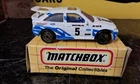 Vintage Matchbox MB52 Superfast Ford Escort Cosworth Rally - VGC with Box - 1993