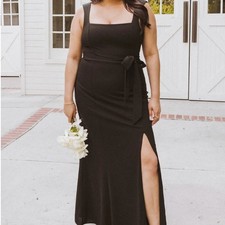 SHOW ME YOUR MUMU Formal Black Size Large Paris Bridesmaid Gown Maxi Dress