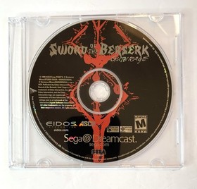 Sword of the Berserk: Guts' Rage (Sega Dreamcast) Disc Only - Tested & Working