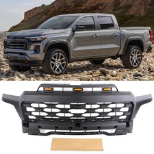 Front Grille Fit For Chevrolet Chevy Colorado 2023-2025 Black Grille Wled Light