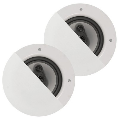 Acoustic Audio CSic64 Frameless In Ceiling Speakers with 6.5'' Woofers 1 Pair
