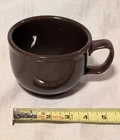 FIESTA Chocolate Brown 16oz  Retired JUMBO COFFEE CUP 2008-2011 Made in USA
