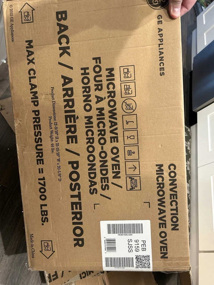 Microondas GE modelo PEB9159SJ3SS. Horno microondas incorporado o de encimera. Nuevo Foto 4 de 4