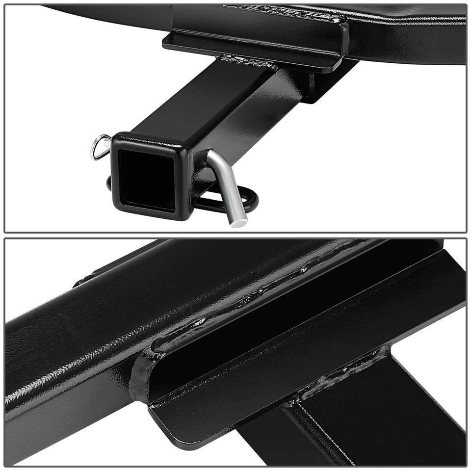 Kit receptor enganche de remolque trasero de 2" 3500 lb negro para Nissan Rogue Select 08-20 Foto 3 de 4