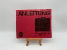 Leica Motor Winder R4 For Leica R4 111-125B User Manual German