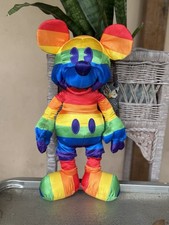 Disney 2019 Parks Exclusive Mickey Mouse Pride 15" Plush Rainbow Doll