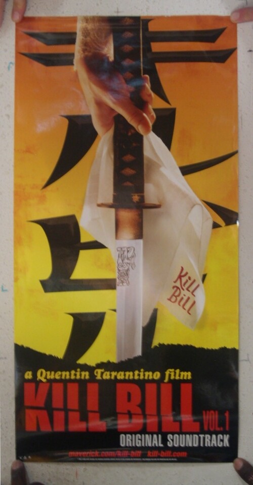 Kill Bill Poster Soundtrack Promo Quentin Tarantino Film Volume 1