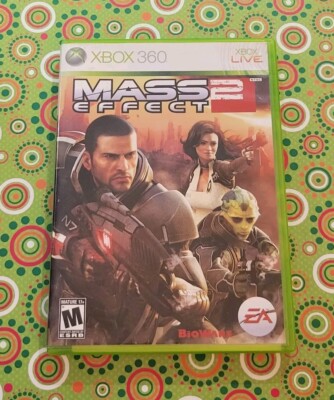 Mass Effect 2 (Microsoft Xbox 360, 2010) Complete W Manual XBOX 