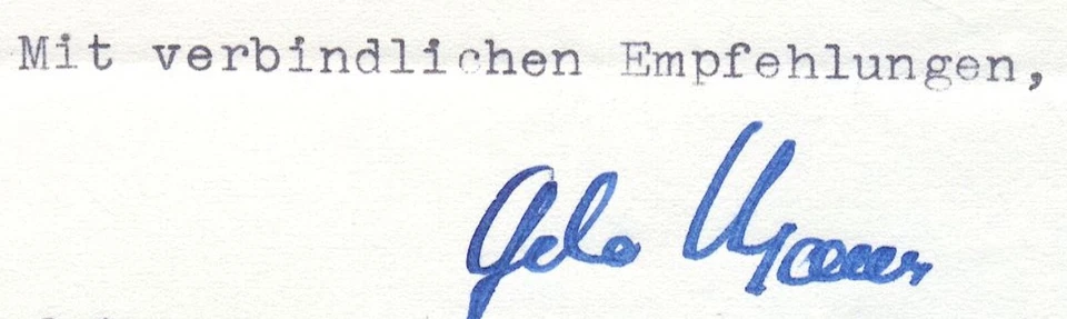 Brief Golo MANNs, Kilchberg, 1963★an Hans KWIET beim SFB, Berlin★SIGNIERT★Thomas - Bild 4 von 4