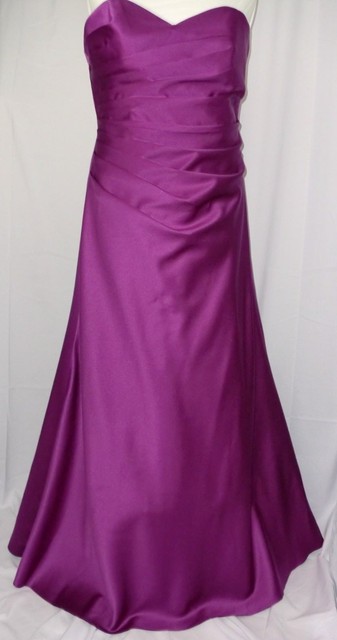magenta evening gown