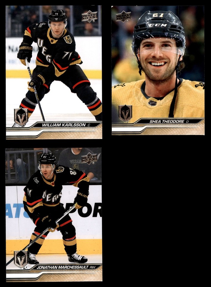 202324 Upper Deck Vegas Golden Knights Almost Complete Team Set 8 NM