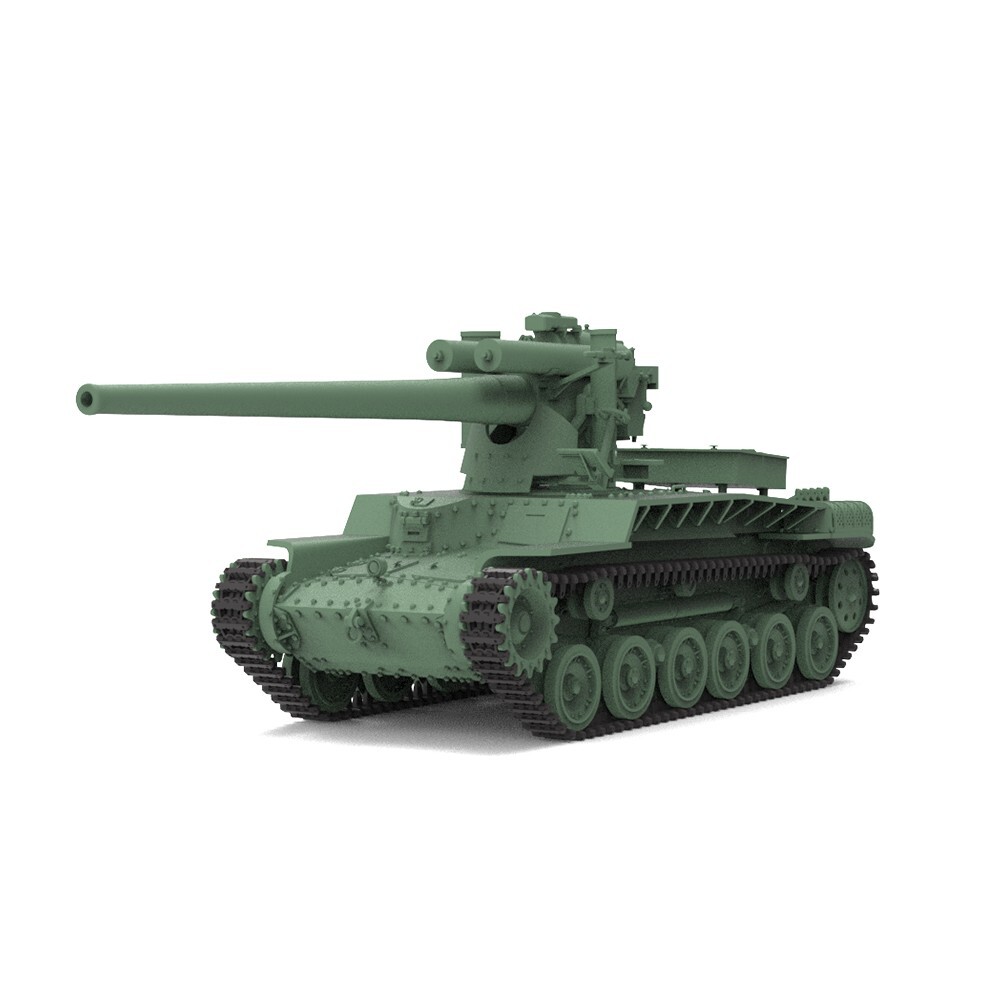 SSMODEL 822 1/35 Military Model Kit Japan Type 97 Chi-Ha Long 12cm