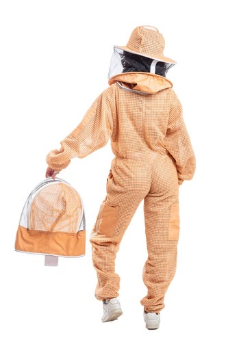 Three Layer Beekeeping Ventilated Suit with Round + Fencing Veil in Seven Color - Picture 45 of 53