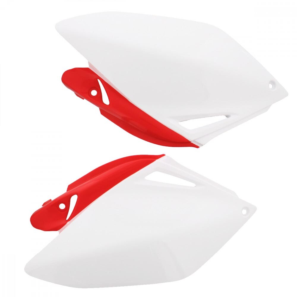 Polisport Side Panels Fit Honda CRF 250 06-09 White/Red