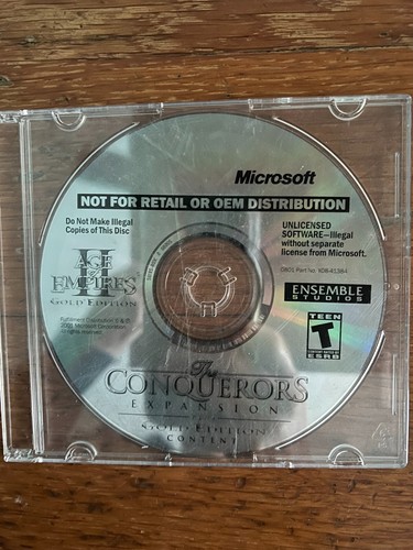 Age of Empires II The Age of Kings 1999 PC Middle Age+Conqueror Expansion(B41O) - Picture 6 of 11