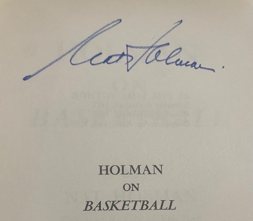 "Libro autografiado firmado de Nat Holman "NY Jewish Basketball Legend & HOF"" ¡Raro! - Imagen 2 de 5