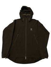 Haglofs Boa Krait Viper Stretch Soft Shell Hooded Jacket Women Size M Black