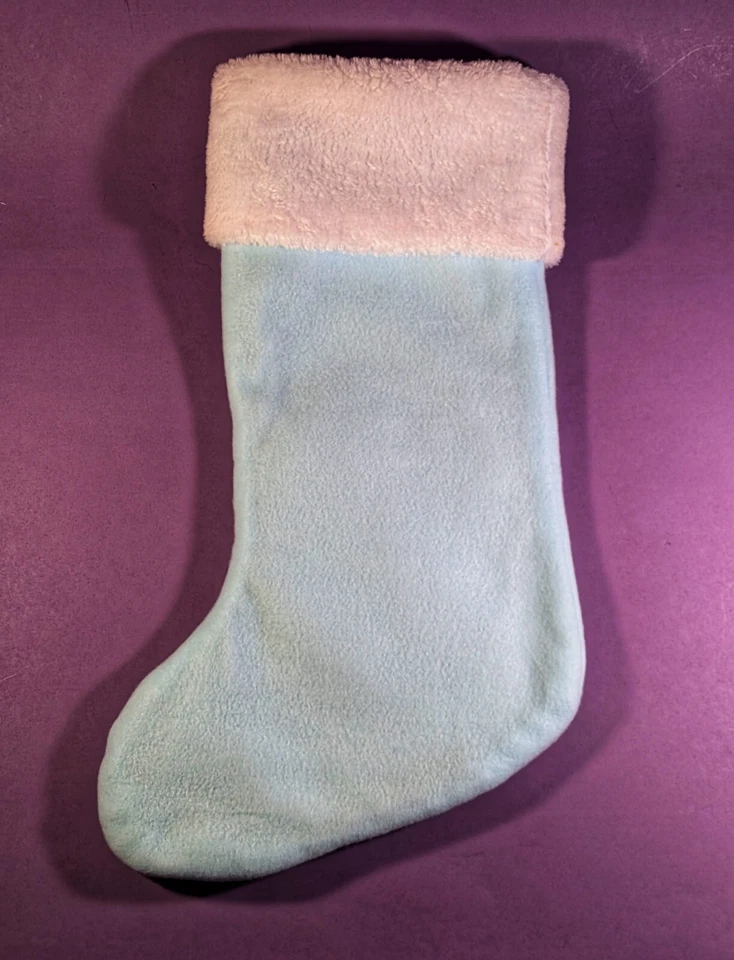 DISNEY “FROZEN QUEEN ELSA & ANNA” PELUCHE BORDADO NAVIDAD MEDIAS AZUL ROJO 18” Foto 3 de 4