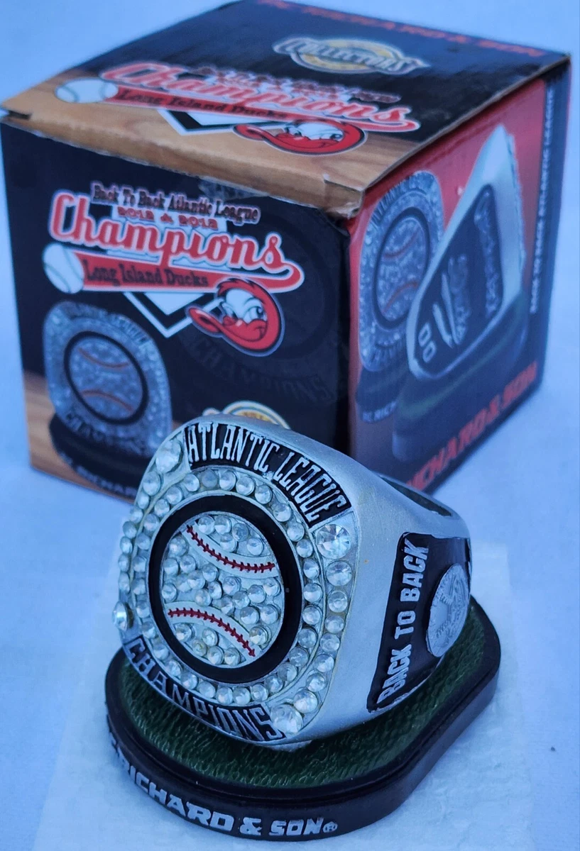 2014 Long Island Ducks Minor League Baseball Championship Ring Display NIB