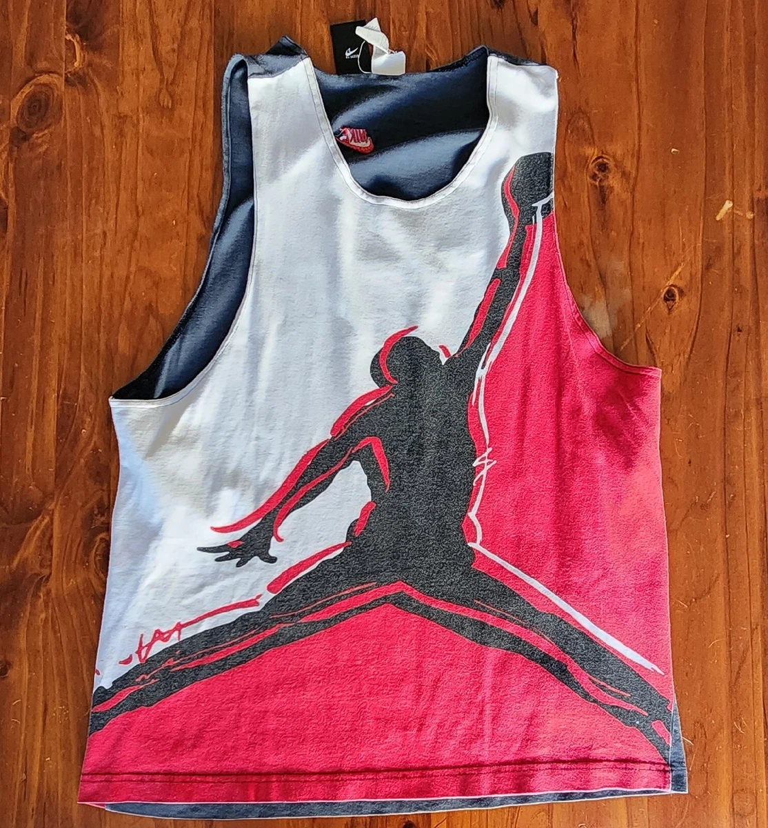 VINTAGE Nike Air Jordan 7 OG Tee LARGE Tank Top 1992 Michael