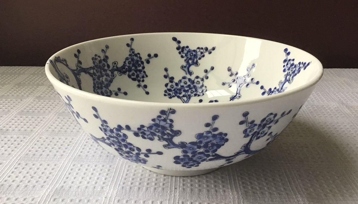 Vintage AC.F Japanese Porcelain Ware Bowl Decorated In Hong Kong