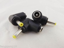 10x DC 5.5x 2.1mm Female To 4.0 x 1.7mm Male Right Angle Power Adapter Connector
