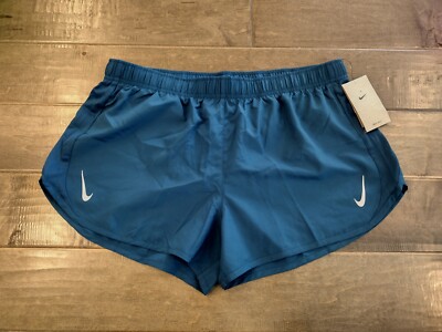 NIKE Women's NWT teal green Fast Tempo Running athletic shorts - size XL
