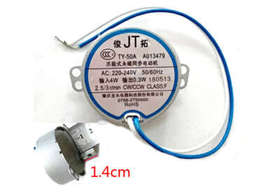 TY-50A Synchronmotor passend für Schüttelkopf Lüfter Elektroofen Universal