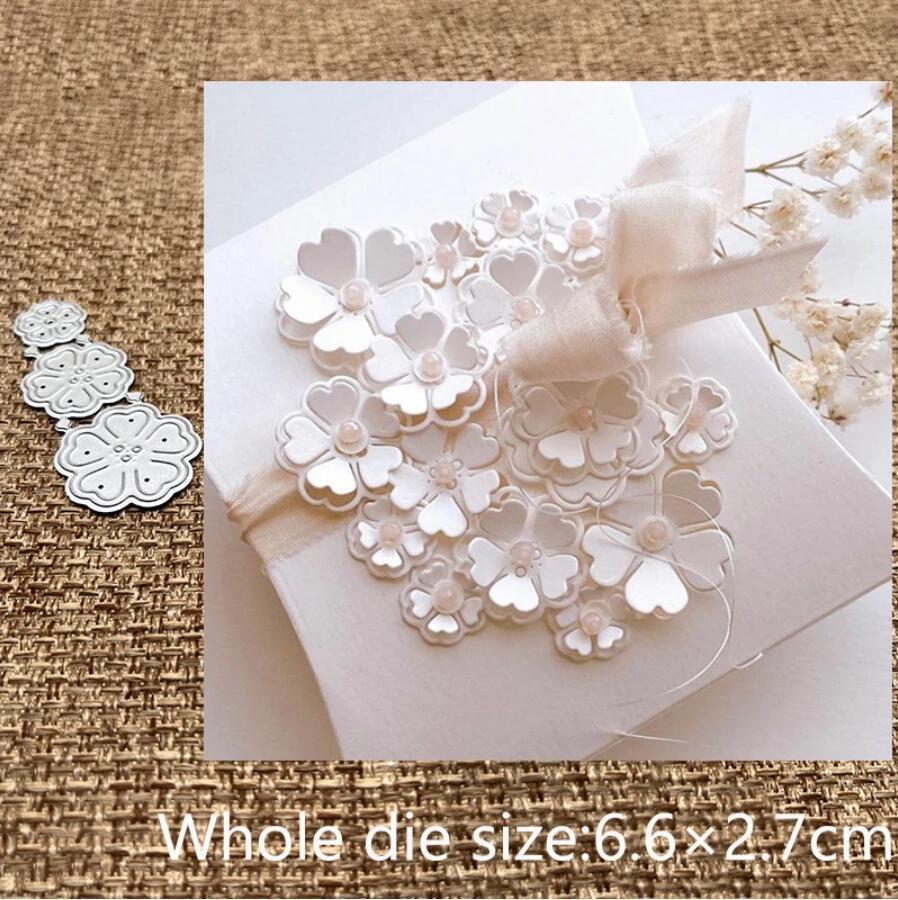 Flower Metal Stencil Mold Cutting Dies Decoration Scrapbook Paper Card Embossing