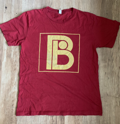 Mens Plan B Graphic Print T-Shirt (S) Red/Yellow