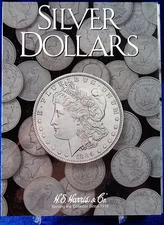 HE Harris Silver Dollars Plain (No Dates) Coin Folder, Album, Book # 2665