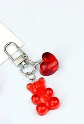 Valentinstag Gummibärchen Schlüsselanhänger Autoschlüsselanhänger Schlüsselring Bär Freundin Geschenk