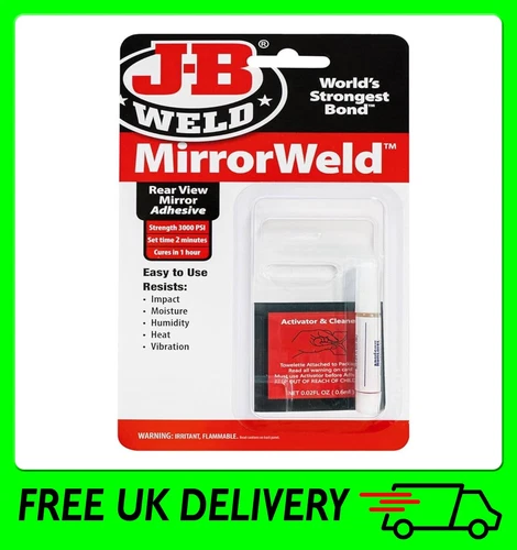 JB Weld Mirror Weld Interior Mirror Glue [JB33701] 2 Part