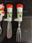 Christmas Serving Utensils Small Fork Spreader Asst Ceramic Handle Japan 3 piece — photo 4
