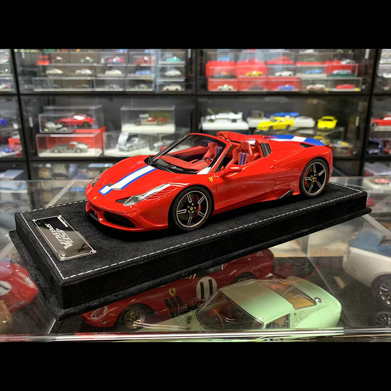 HH 1:18 Ferrari 458 Speciale Convertible Car Model Collection Limited RossoCorsa