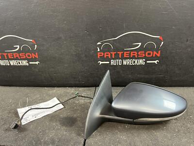 2012 VW CC POWER DRIVER SIDE VIEW DOOR MIRROR ISLAND GRAY PAINT CODE C9C9