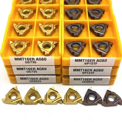 Milling Cutter CNC Thread Carbide Lathe Tool MMT16IR MMT16ER AG60 VP15TF UE6020