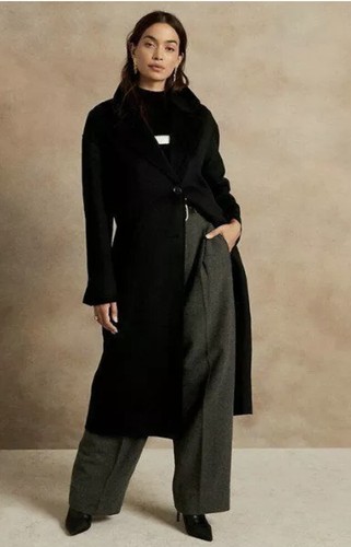 NEW NWT BANANA REPUBLIC BLACK DOUBLE 