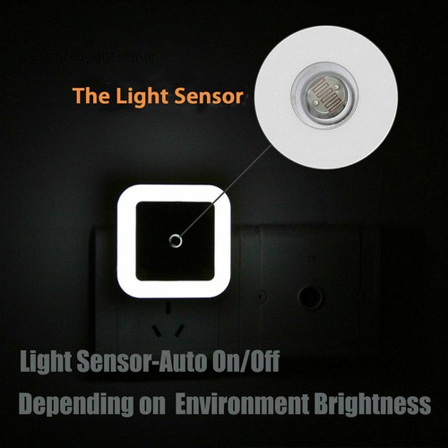 Capteur Night Light EU Plug Luminaire Led Lampe Baby Nightlight 220V - Photo 11/16
