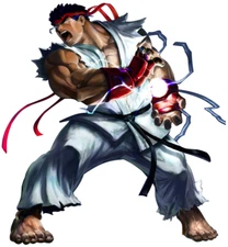 Street Fighter sticker Ryu weatherproof bumper vinyl decal
