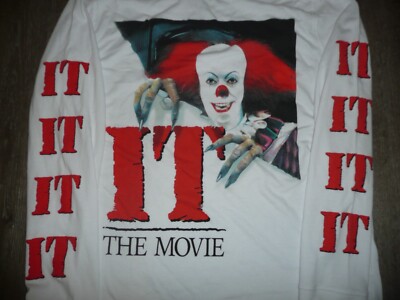 【IT PENNYWISE】ロングスリーブシャツ movie ペニーワイズ IT PENNYWISE】ロングスリーブシャツ movie ペニーワイズ