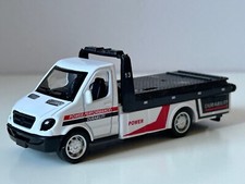 Lorry/Truck Roadside Assistance Car Model Diecast White Toy Probably 1:60 Scale