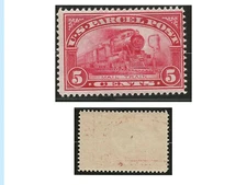 US Parcel Post, Q5 Issue, Mail Train, Mint, Original Gum, F-VF, Lightly Hinged,